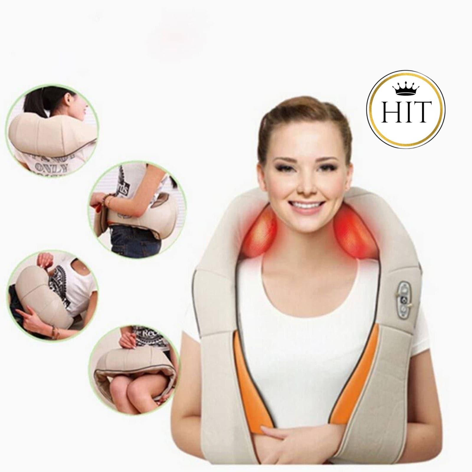 Masajeador Corporal Cervical Cuello Espalda Brazos Electrico - colombiahit