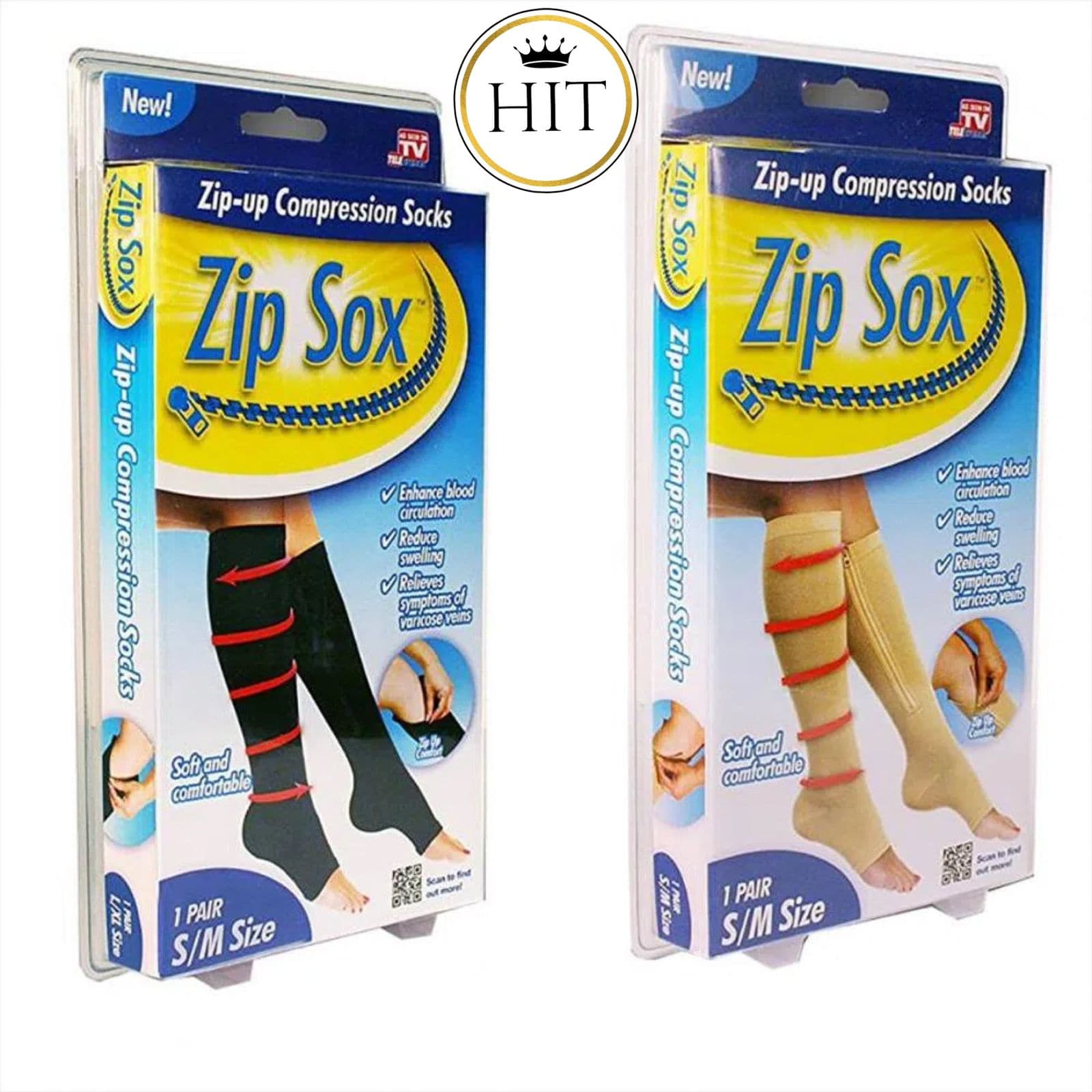 Medias zip sox vena varice - colombiahit