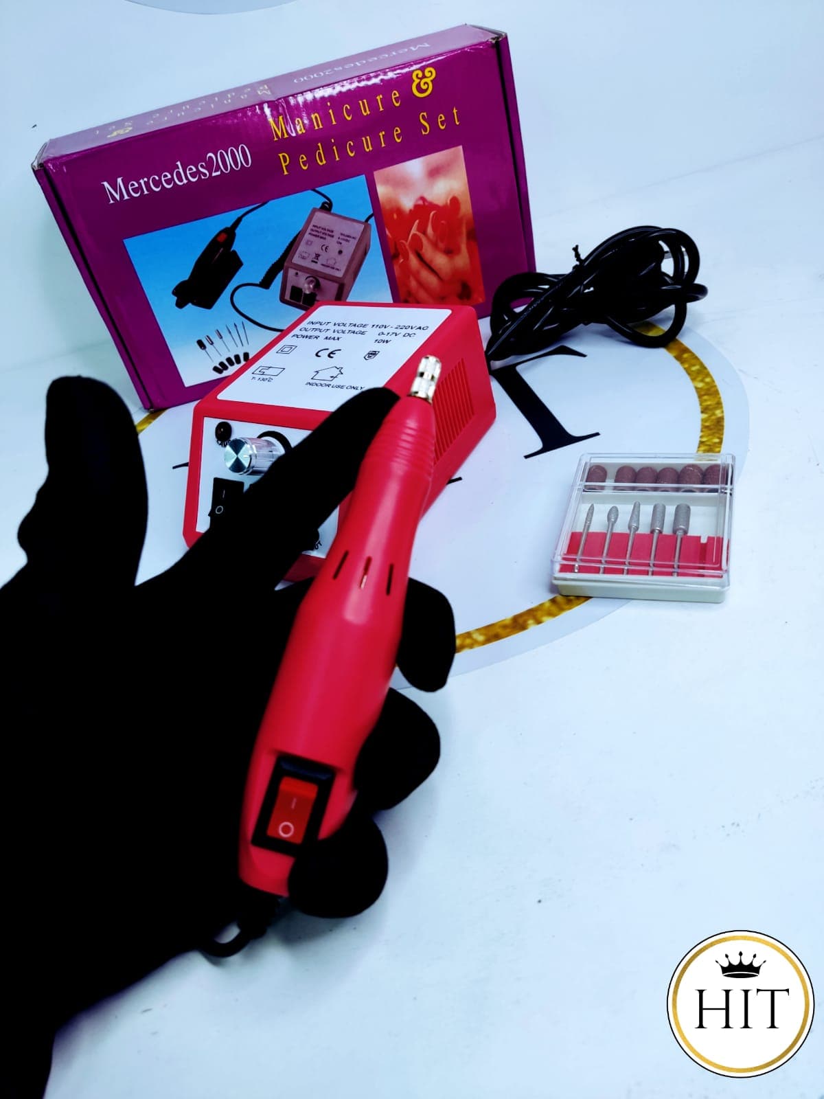 Pulidor De Uñas Kit Electrico Removedor Acrilico Manicure - colombiahit