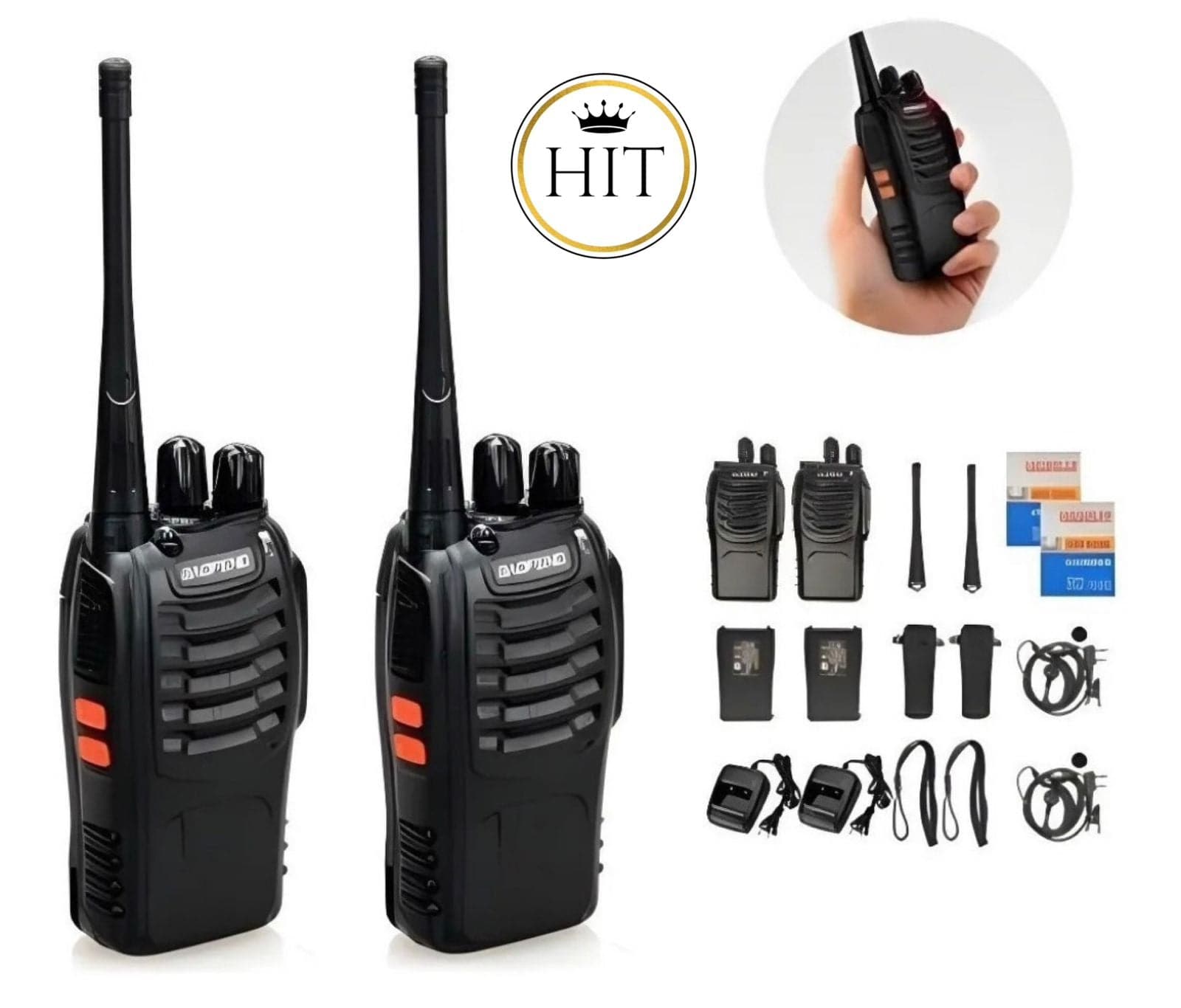 Radio X2 Walkie Talkie Baofeng Bateria 2800mah - colombiahit