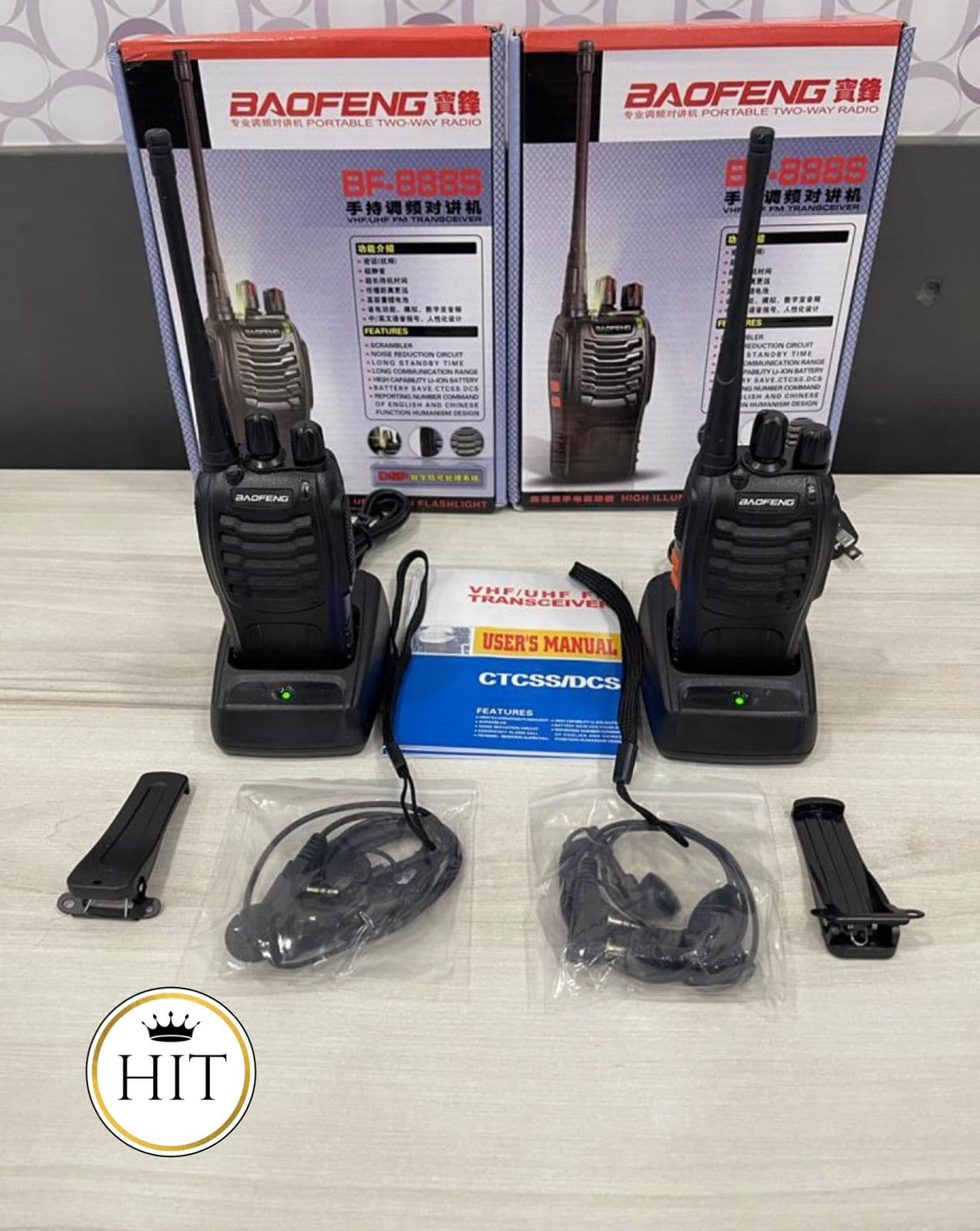 Radio X2 Walkie Talkie Baofeng Bateria 2800mah - colombiahit