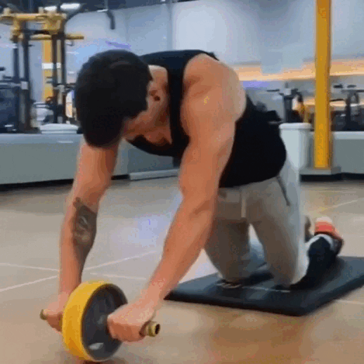 Rodillo Para Abdominales Rueda Para Hacer Ejercicios+tapete - colombiahit