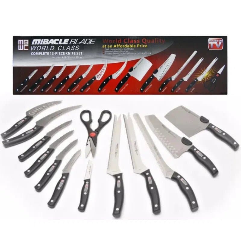 Set De Cuchillos 13 Piezas Miracle Blade - colombiahit