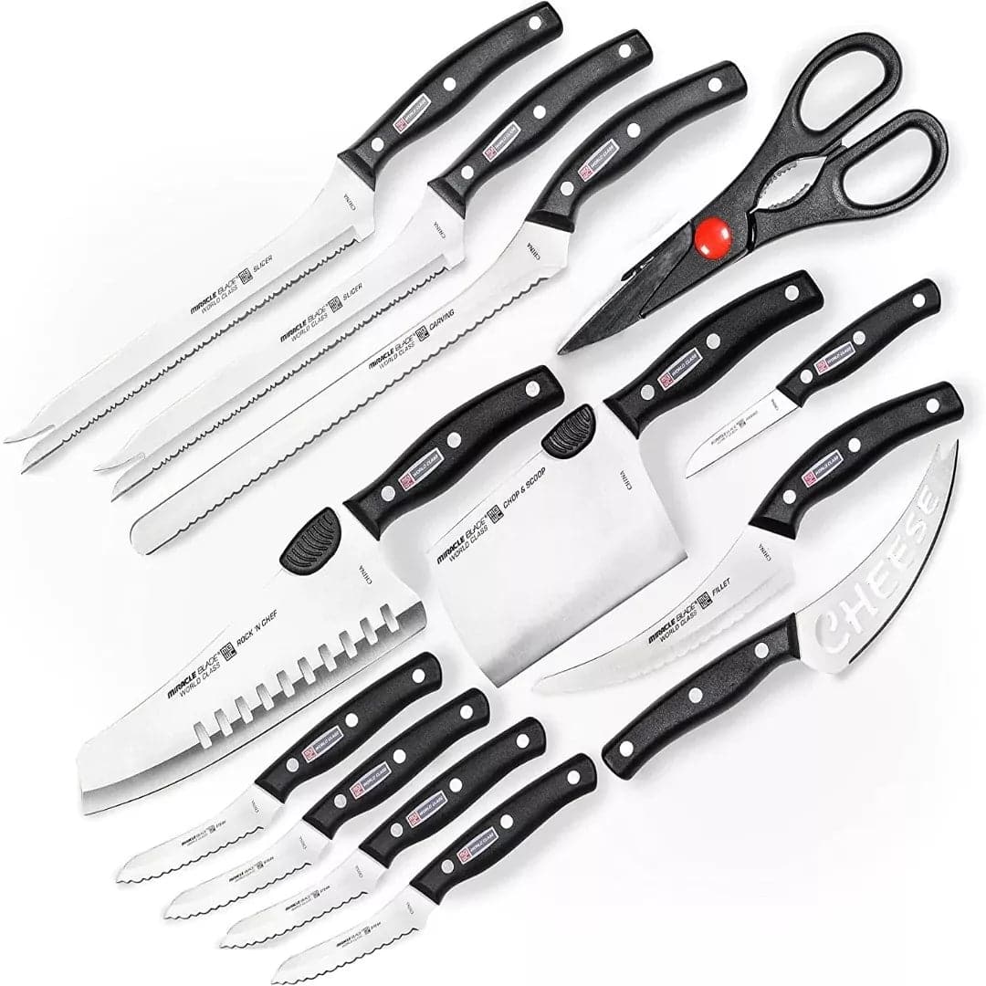 Set De Cuchillos 13 Piezas Miracle Blade - colombiahit