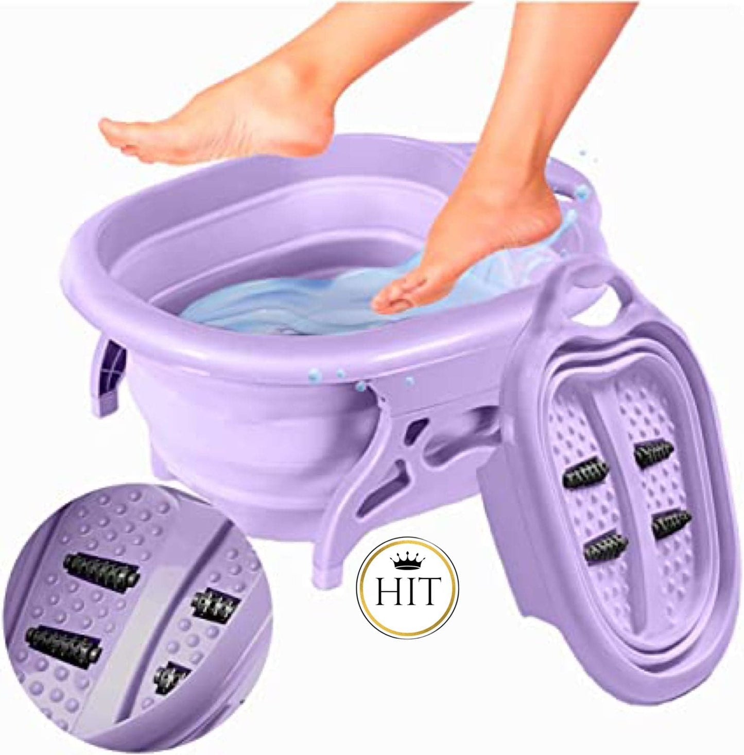 Tina Spa Para Pedicure Bañera Plegable Portátil Hidromasaje - colombiahit